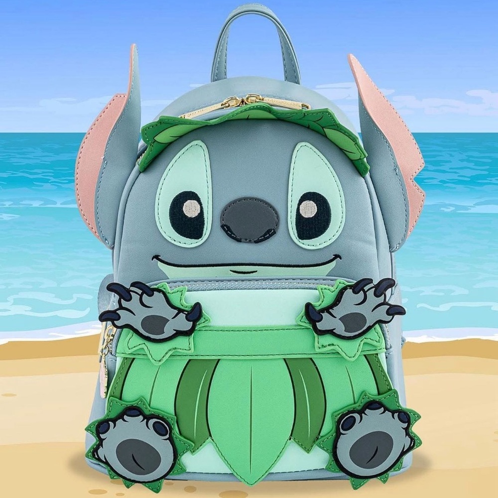 Loungefly Disney Lilo and Stitch Luau Stitch Mini Backpack